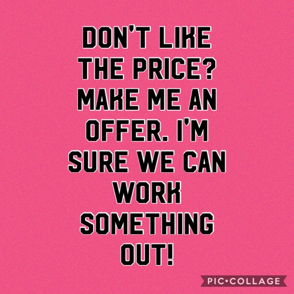 Don't like the price? Make me an offer.